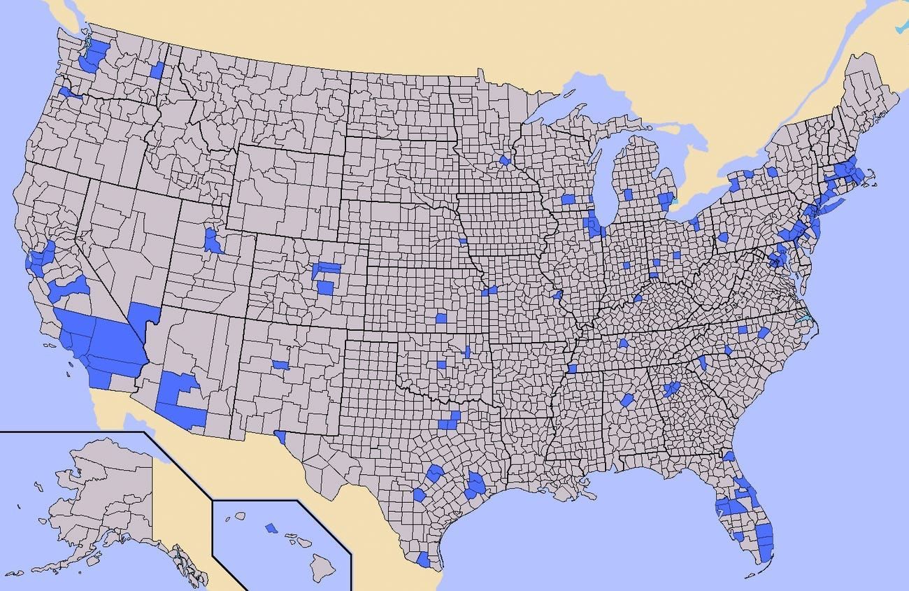 Muddy America : Color Balancing The US Election Map - Infographic